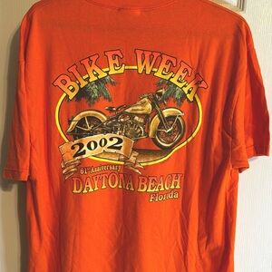 Daytona Beach Bike Week 2002 Vintage T Shirt
